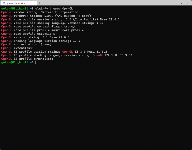 Auch eine Hardware-Beschleunigung per OpenGL wird unterstützt. (Bild: Screenshot Golem.de)